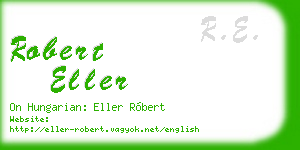 robert eller business card