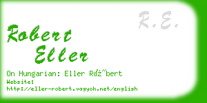 robert eller business card